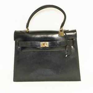 ALCO Navy Blue Leather Bag
